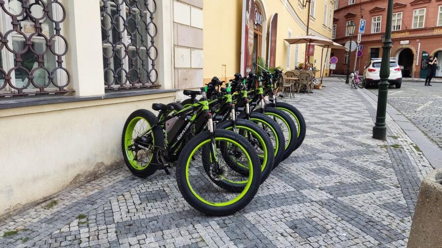 Prague: Electric Scooter & Cruiser Fat eBike Rental - Starting near Charles Bridge, Lesser Town, and getting your bearings