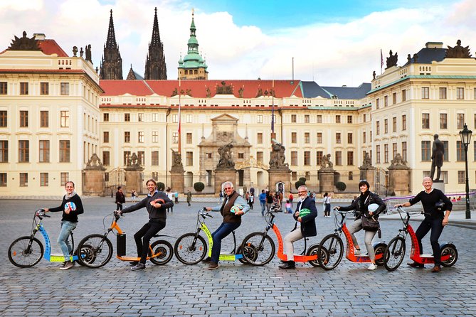 Prague: electric scooter & E-bike guided tour - Live guide or GPS route, which one fits your travel style