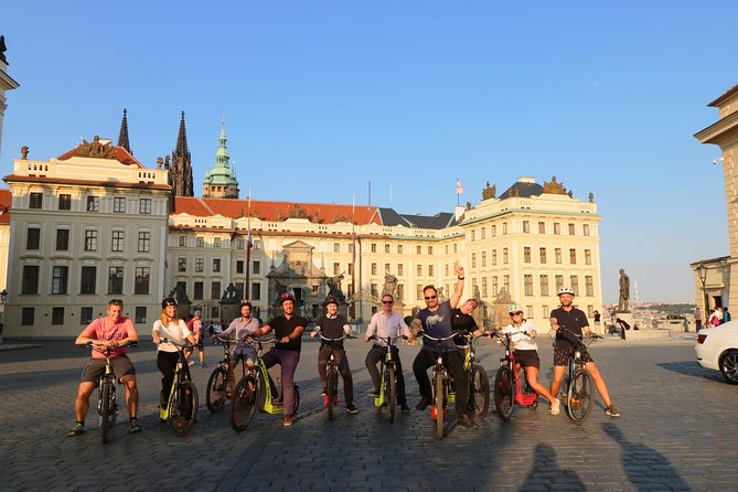 Prague: electric scooter & E-bike guided tour - The 3-hour extension, Old Town square, Jewish Quarter, and the Philharmonic
