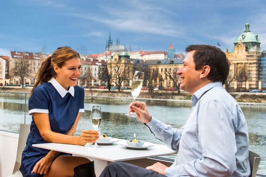 Prague: Evening Vltava River Eco Cruise with Prosecco - The River Route, Landmarks, and What Each View Is Good For