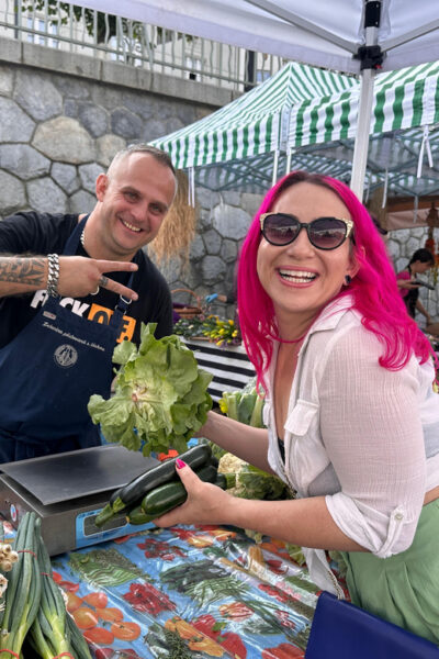Farmers Market and Brunch Class with Celebrity Chef