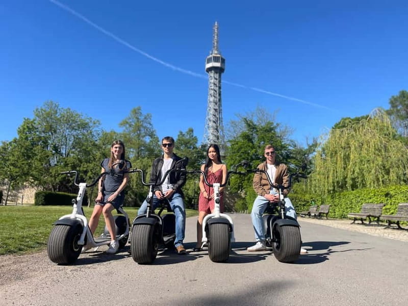 Prague: Fat Tire or Regular Scooter Tour with A Local Guide - Petrin Hill and Lesser Town: fast scenic moments that still matter