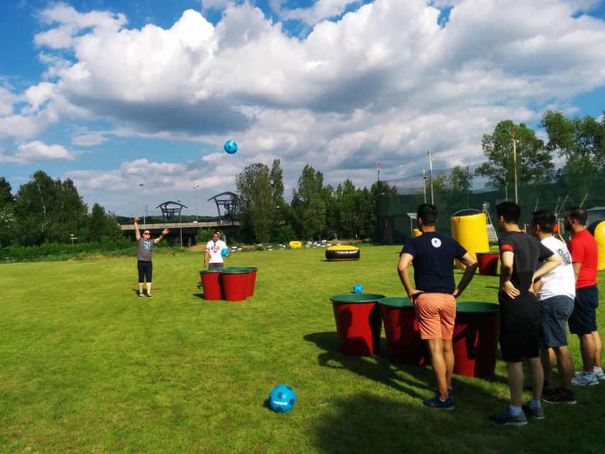 Prague : Giant Foot Darts and Giant Beer Pong Game - Price and Value: What $88 Buys You in Prague