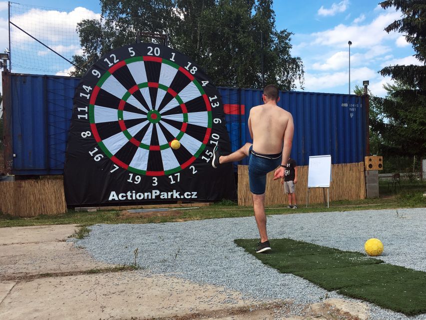 Prague: Giant Football Darts Game with Round of Beers & BBQ - Key things I’d bet on before you go