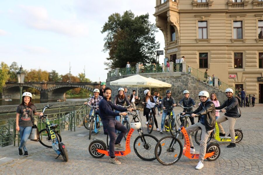 Prague: Grand Segway and eScooter Live Guided City Tour - Charles Bridge up to Kampa and Letná viewpoints