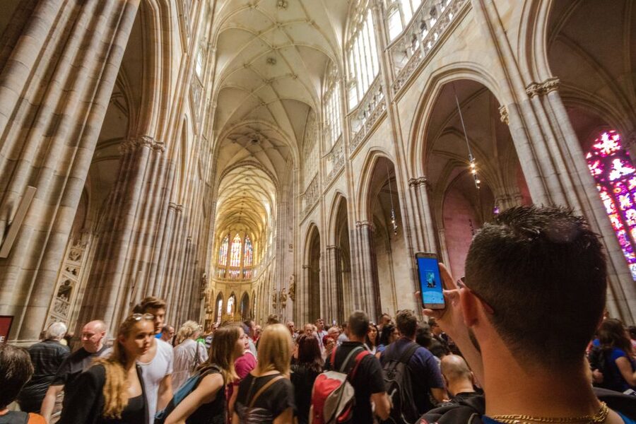 Prague: Guided Bus & Walking Tour with River Cruise & Lunch - Charles Bridge and Rudolfinum: seeing icons in the right sequence