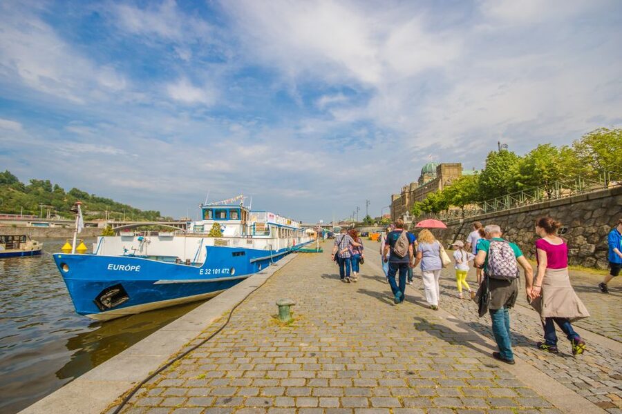 Prague: Guided Bus & Walking Tour with River Cruise & Lunch - Old Town Square: the guided finale before you head back to Wenceslas Square
