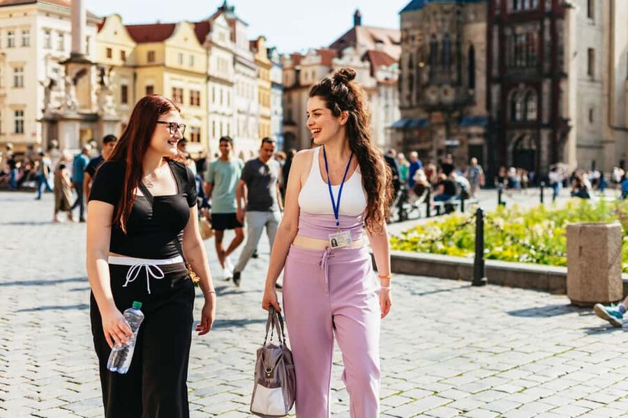 Prague: Guided Street Food Walking Tour - Blueberry pastry with sweet cheese, plus coffee and dessert energy