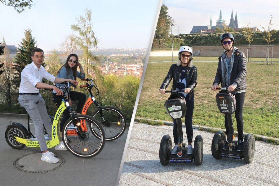 Prague: Half-Day Guided Tour by Segway and E-Scooter - Starting at Maltézské náměstí: quick setup before you ride