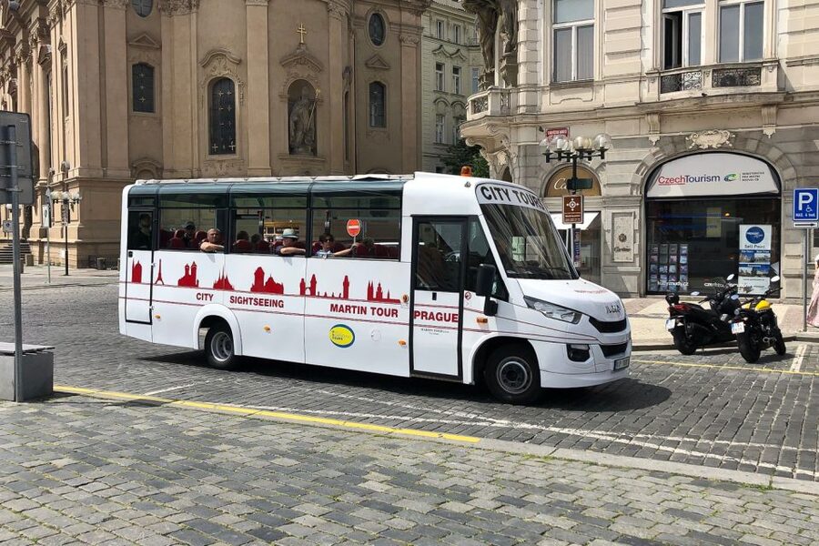 Prague: Historic City Center Bus Tour with Top Sights - Price and value: why $20 for 2 hours feels fair