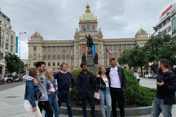 Prague Historic Pub Tour with Drinks Included - Stop 1: Wenceslas Square and the Czech Times Square energy