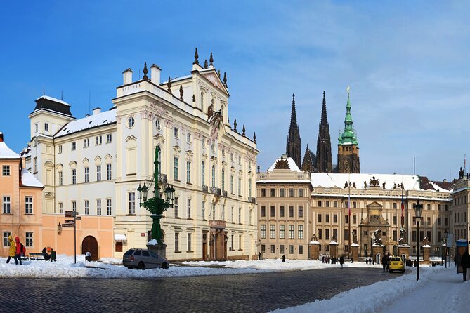 Prague Hradcany Castle, St Vitus Cathedral Tour with Tickets - St George’s Basilica and Golden Lane, where myths feel close-up