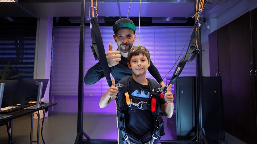Prague: Hurricane Factory Parachute Jump VR Simulator - Hurricane Factory meet point: what Prague time looks like