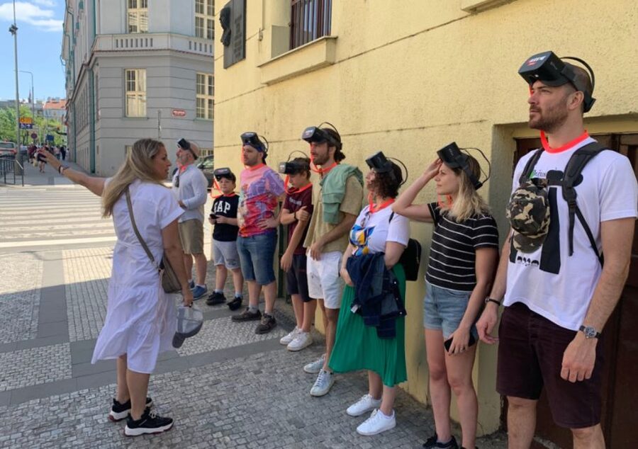 Prague: Immersive History Walking Tour and VR - New Town Hall and Saints Cyril and Methodius Cathedral
