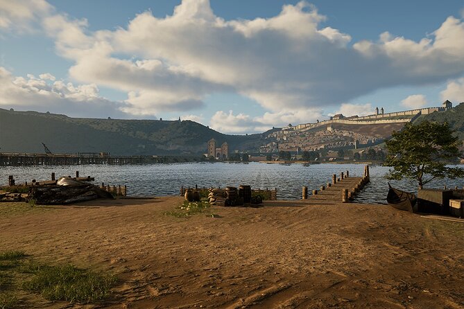 Prague Immersive Tour: Travel back in time with virtual reality - Stop 2 on Charles Bridge: Vltava panoramas from 1342