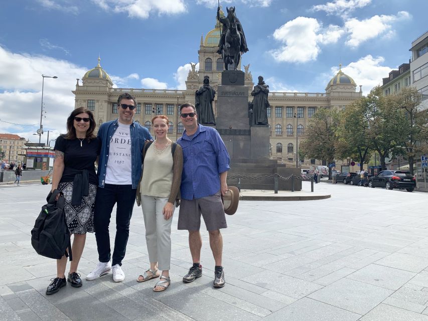 Prague Introduction Walking Tour - Old Town Square again, Estates Theatre, and dramatic Prague facades