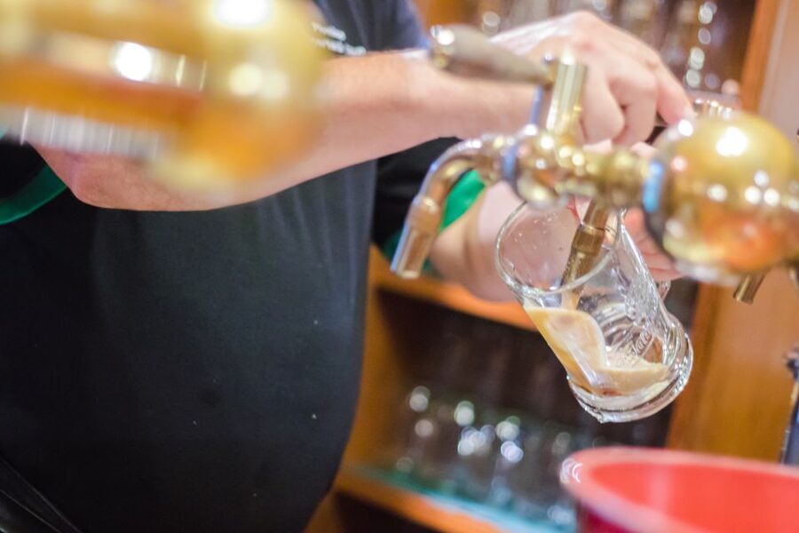 Prague: Legendary Beer Tour with Dinner - The First Pub Stop: Your Beer Tasting in Real Prague Bars