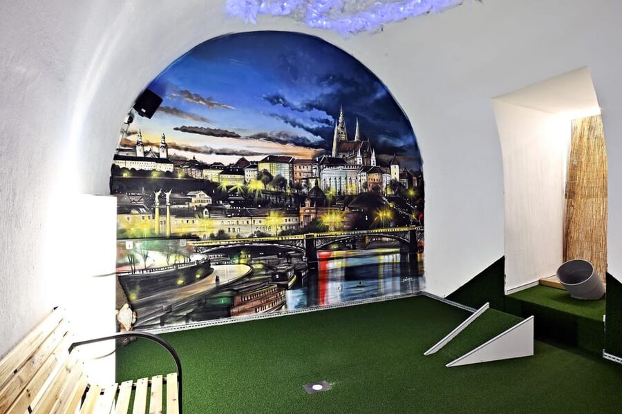 Prague: Mazemania Miniature Golf Experience - Mazemania turns mini golf into a real-life board game