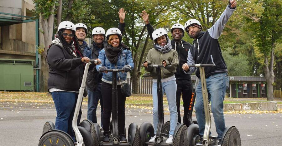 Prague: Monasteries and Parks Segway Tour with A Local Guide - Strahov Monastery and the giant Sports Arena story