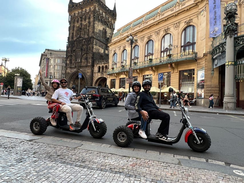 Prague Monastery & Panoramic Viewpoint Electric Trike Tour - Key things to know before you ride