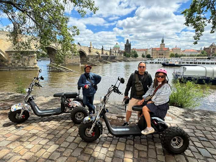 Prague Monastery & Panoramic Viewpoint Electric Trike Tour - Prague Castle and the Great Strahov Stadium: power, scale, and fast photo time