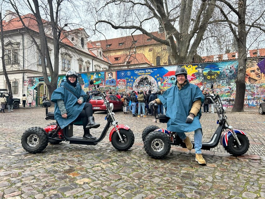 Prague Monastery & Panoramic Viewpoint Electric Trike Tour - Petrin Hill and the Strahov Monastery panoramic break