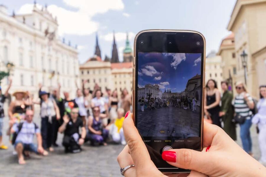 Prague Most Beautiful Walk: Prague Castle & Monastery Views - Strahov Monastery terrace: Prague’s skyline from above