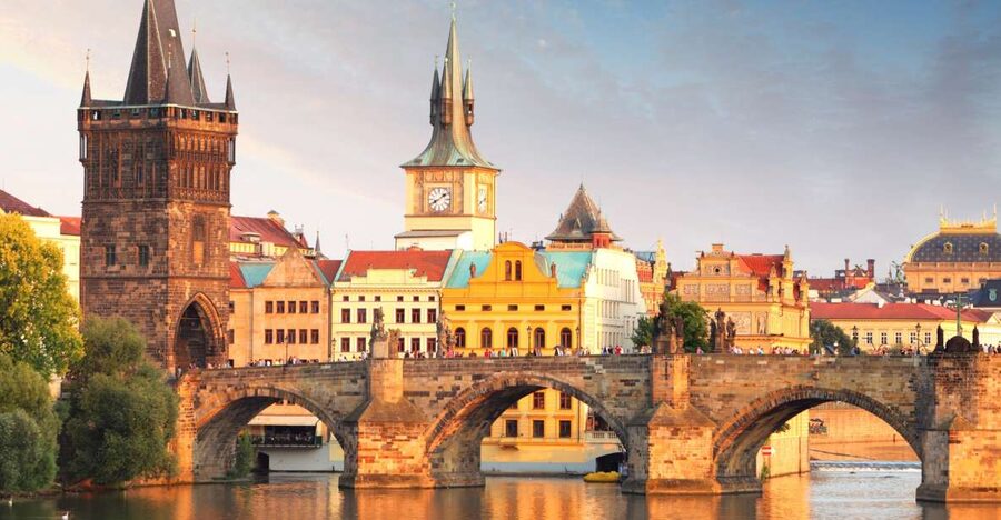 Prague: New Town and Vysehrad Private Tour - New Town streets that feel like you stepped sideways in time