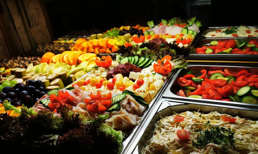 Prague: New Year's Eve Cruise through Midnight - The buffet, music, and the included sparkling wine toast