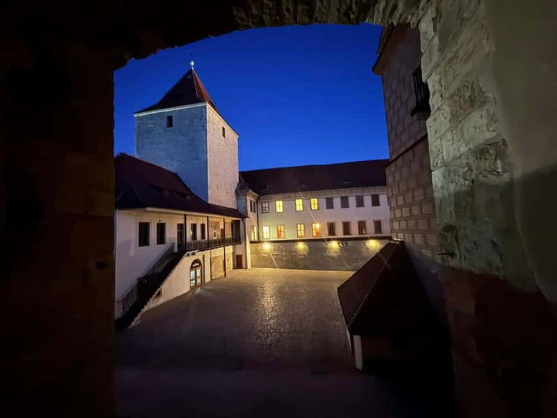 Prague: Night Walk through Prague Castle with City Views - Entering Prague Castle after sunset: why the magic hits