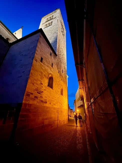 Prague: Night Walk through Prague Castle with City Views - Prašný Bridge and the Deer Moat: a small stop with strong payoff
