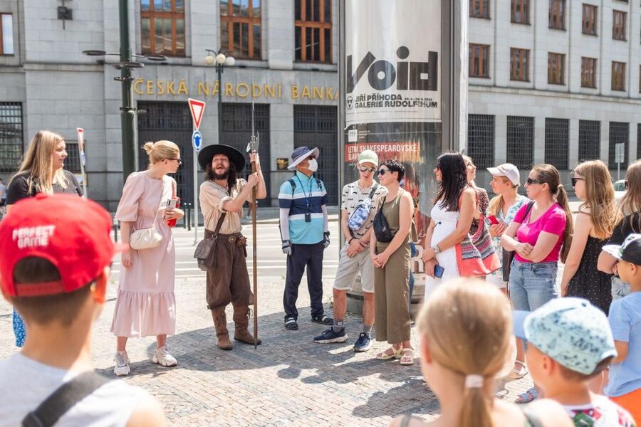 Prague: Nightwatchman of Prague Walking Tour - Entering Prague after dark with a Nightwatchman