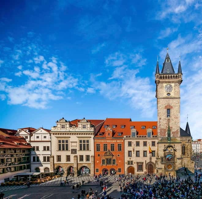 Prague: Official City Pass with Public Transport - Old Town Hall with the Astronomical Clock, plus the bridge-tower views