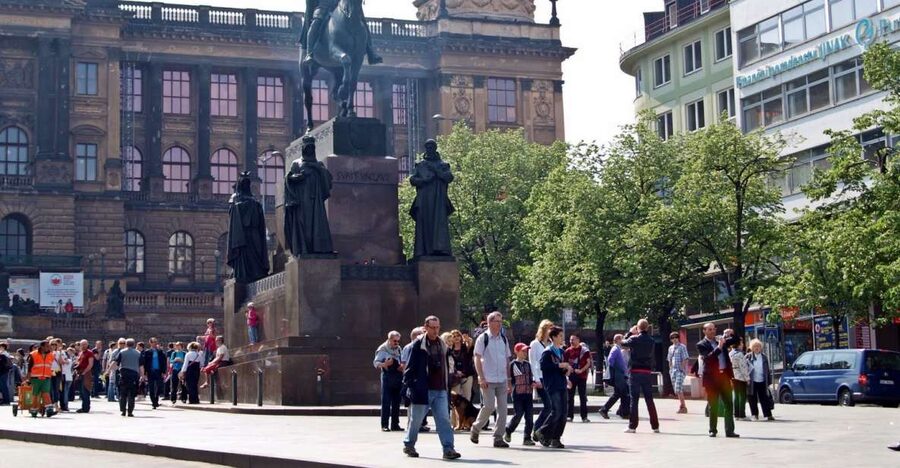 Prague: Old, New, and Jewish Towns Guided Walking Tour - New Town: the story behind a city that kept changing