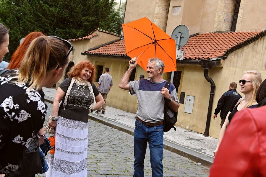 Prague: Old Town and Jewish Quarter Tour - Old Town Square and the Astronomical Clock moment