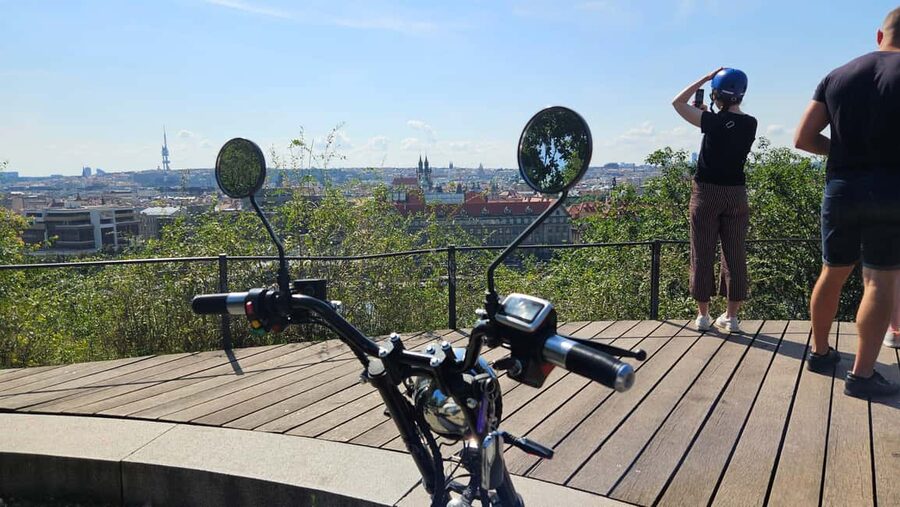 Prague Old Town: Guided Tour on eScooters - Estates Theater area, Wenceslas Square, and the Powder Tower return