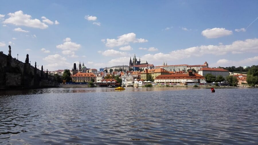 Prague: Old Town Guided Walking Tour and City Boat Ride - Celetná Street to Municipal House and Powder Tower: the architecture power hour