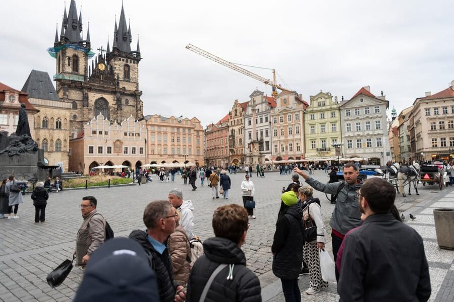 Prague: Old Town, Jewish Quarter & Astro Clock Walking Tour - Charles Bridge Finish: The Classic Ending You Can Actually Use