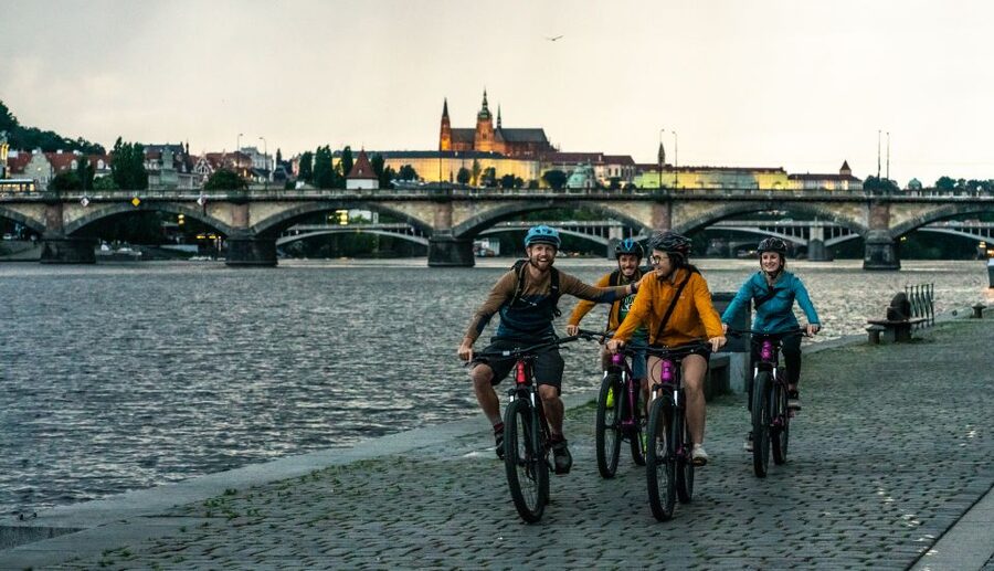 Prague on E-Bike:Explore Greater Downtown Parks & Epic Views - Metronom called Stalin, plus selfie-ready Old Town viewpoints