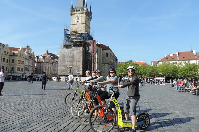 Prague Panoramic Views e-bike and e-Scooter guided Tour - Meeting point in Malá Strana and the training that builds confidence
