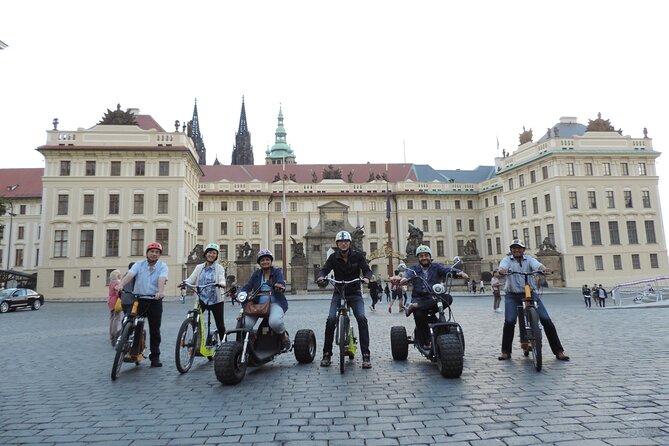 Prague Panoramic Views e-bike and e-Scooter guided Tour - Petrin Hill, Petrin Park, and the satisfying ride down to Lesser Town