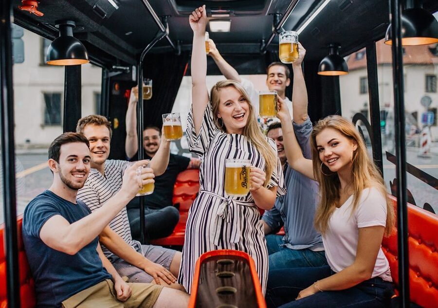 Prague: Party Beer Bus - What you’re really getting on board