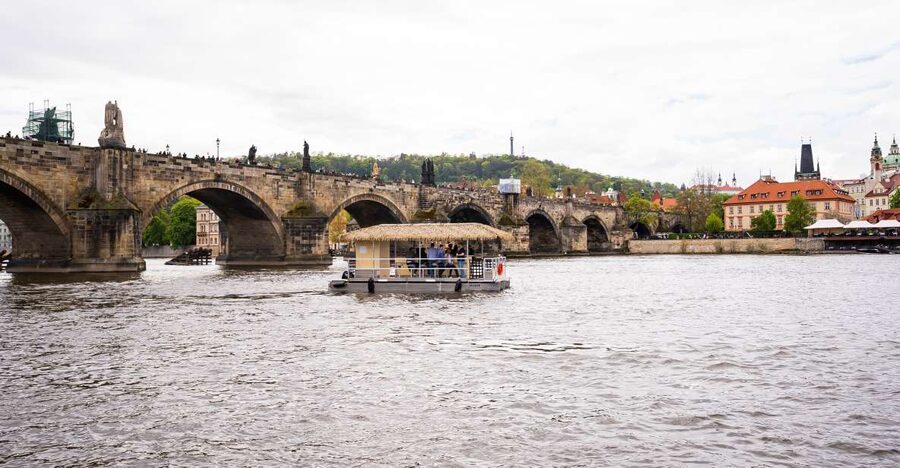 Prague: Party Tiki Boat Sightseeing Cruise with Drinks - First Look: Prague’s Tiki Boat, Built for Easy Fun