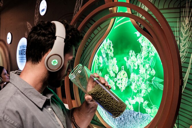 Prague Pilsner Urquell Experience with 3 Free Beer Tastings - Entering the Story on 3D Sound Headphones