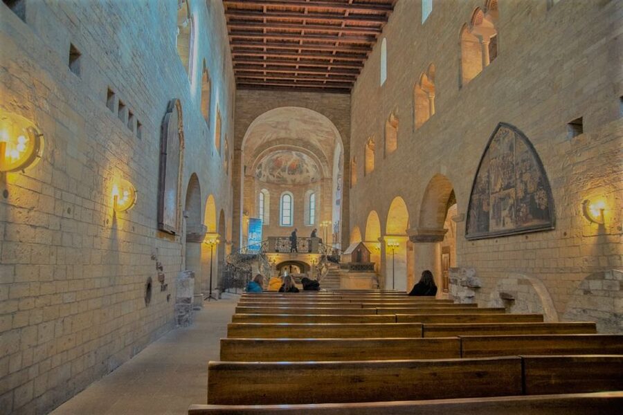 Prague: Prague Castle Complex Smartphone Audio Guide - St. Vitus Cathedral interiors: crowns, rulers, and story-style narration