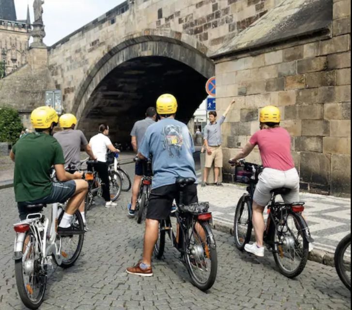 Prague: Private Alternative and Historical e-Bike Tour - Riding Prague’s old streets on an e-bike that does the work