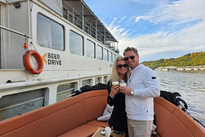 Prague Private Boat Tour 4 Hours - Smichov houseboats and Vysehrad under the deck