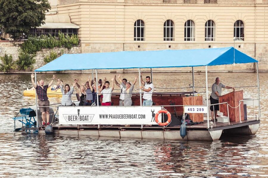 Prague: Private Cycle Boat River Tour with Beer or Prosecco - What you’ll actually see: famous-prague landmarks from the Vltava