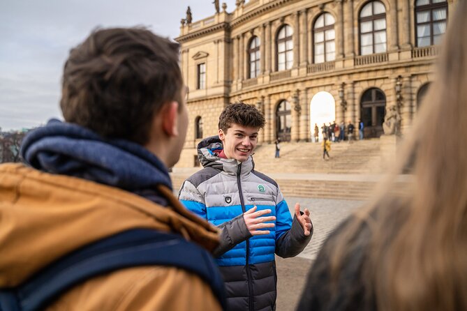 Prague: Private Old Town Walking Tour with Hotel Pickup - The Jewish Quarter stretch: Spanish Synagogue and the Jewish Museum area
