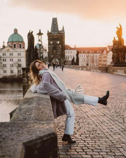 Prague: Private Professional Photoshoot with Edited Photos - What the photographer does for you: posing, timing, and pro equipment